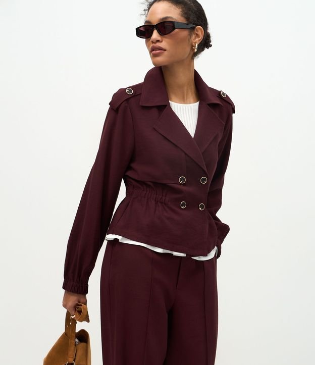Campera Leve en Viscosa con Elástico en la Cintura 1