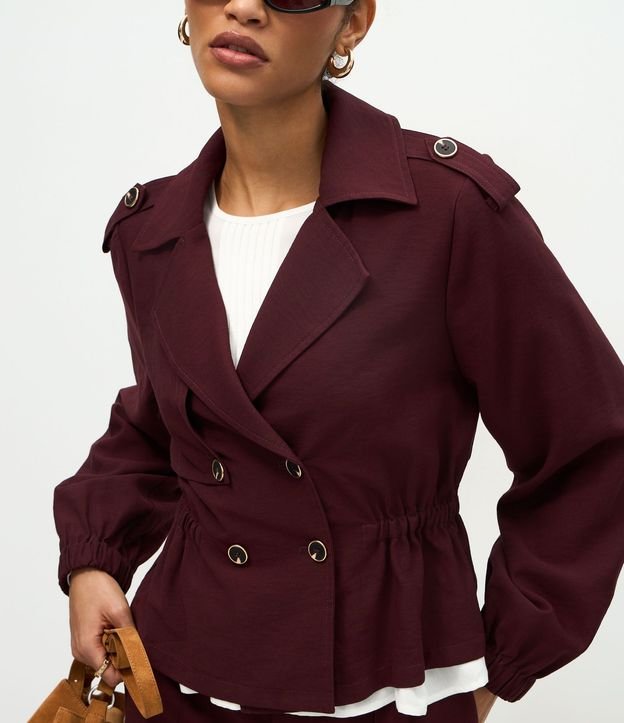 Campera Leve en Viscosa con Elástico en la Cintura 4