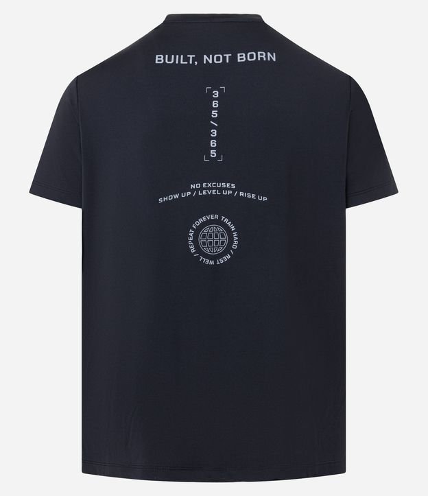Remera Deportiva Regular con Tecnologia Dry y Estampa Localizada 7
