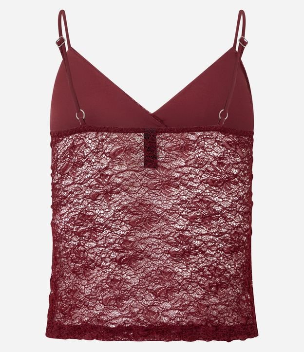 Blusa en Encaje con Bretel Fino y Textura 4