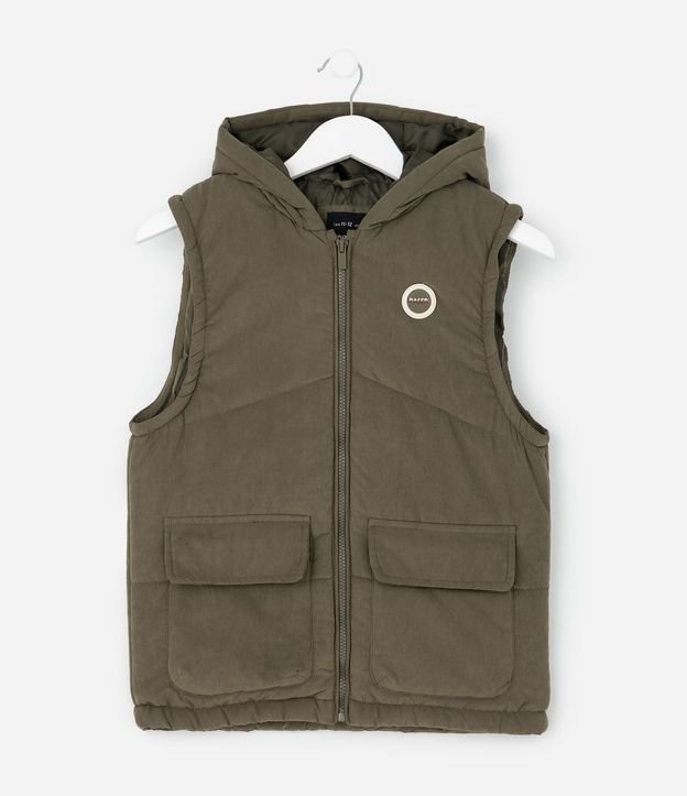 Chaleco Infantil con Capucha – Talle 5 a 14 años
