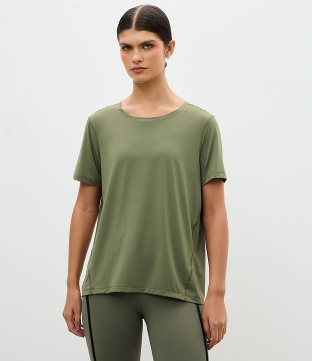 Remera Deportiva Manga Corta en Poliamida