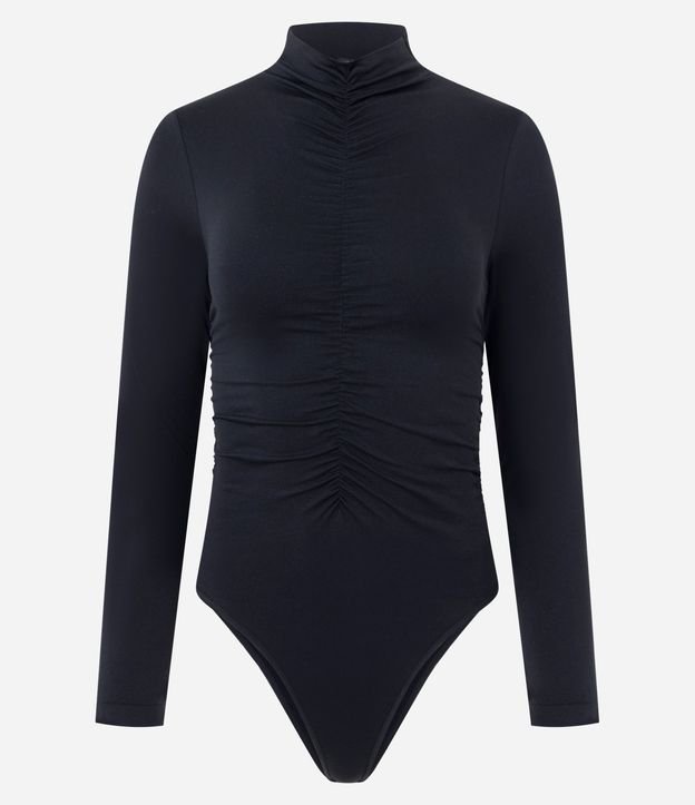 Body Seamless con Cuello Alto y Fruncido en la Cintura 5