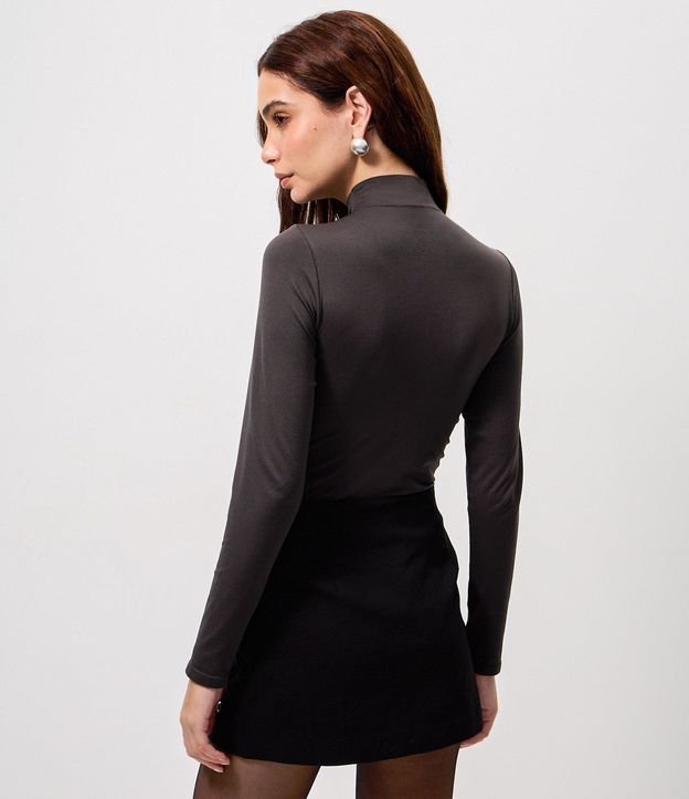 Body Seamless con Cuello Alto y Fruncido en la Cintura 4