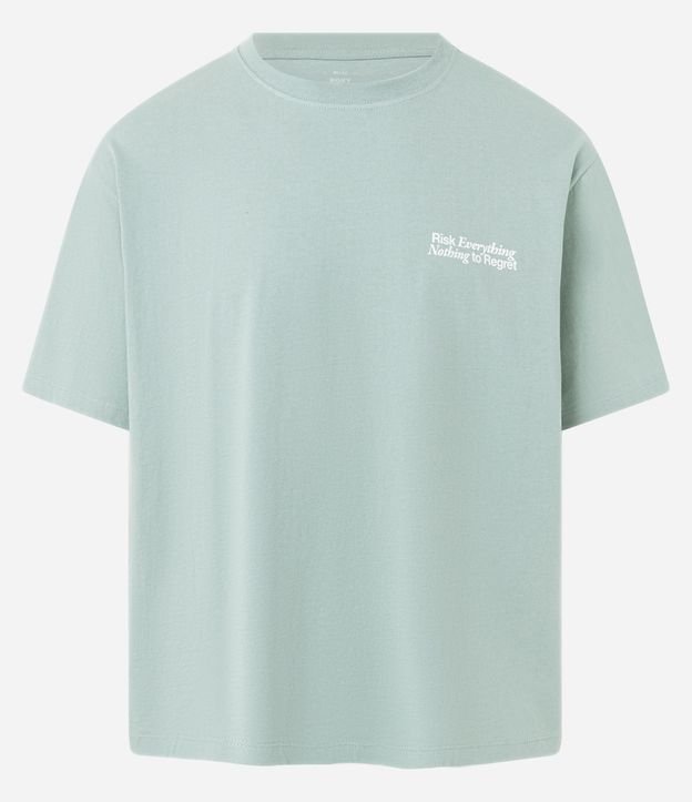 Remera Boxy en Algodón con Estampado Lettering 5
