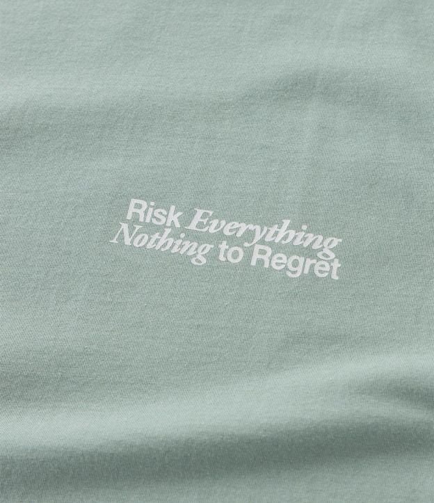 Remera Boxy en Algodón con Estampado Lettering 7