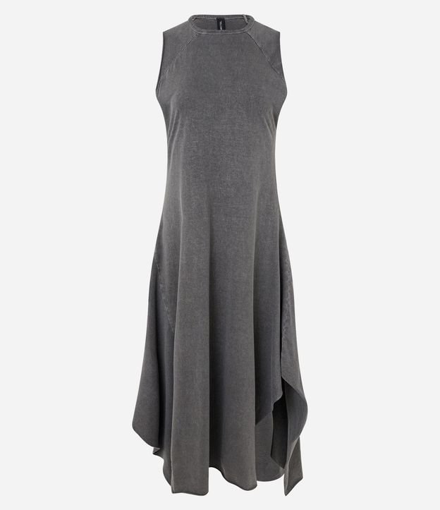 Vestido New Midi Marmorizado con Puntas en el Ruedo 5