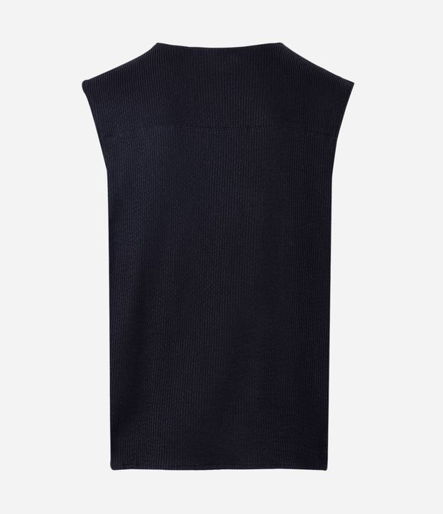 Musculosa Regular en Algodón con Textura Punto 6