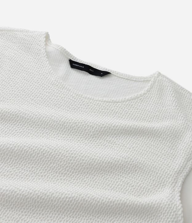 Musculosa Regular en Algodón con Textura Punto 8