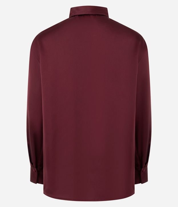 Camisa Satinada con Mangas Largas 6