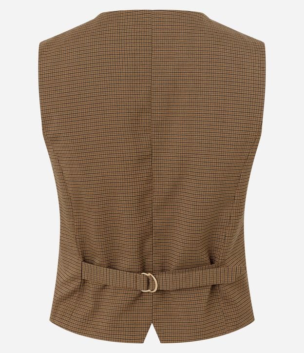 Chaleco de Sastrería con Estampa Mini Escocesa 6