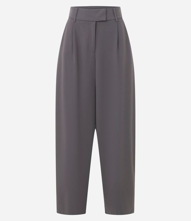 Pantalón Barrel sastrería con Recortes Delanteros