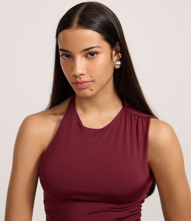 Vestido New Midi en Microfibra con Fenda 3