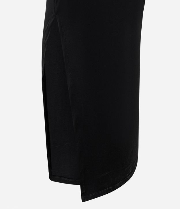 Vestido New Midi en Microfibra con Fenda 6