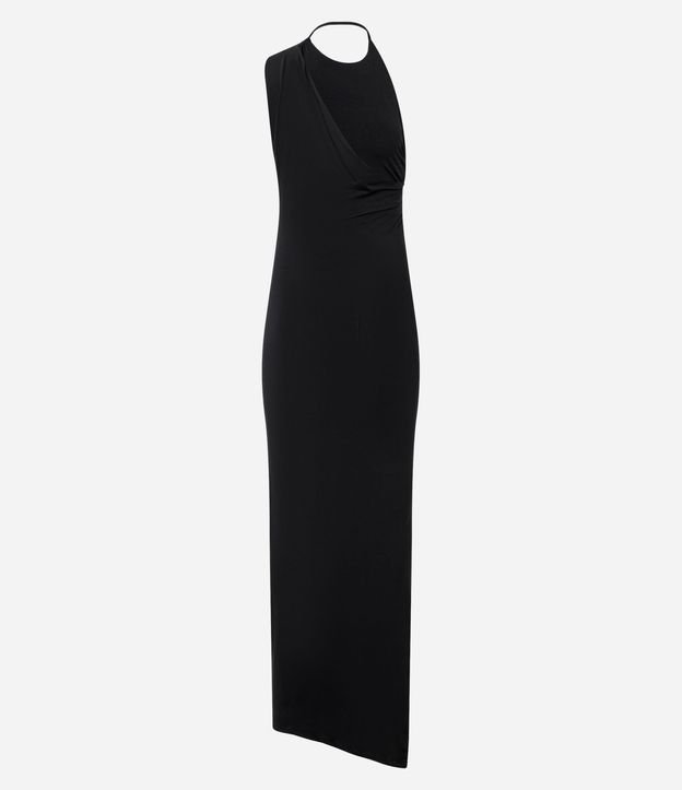 Vestido New Midi en Microfibra con Fenda 7