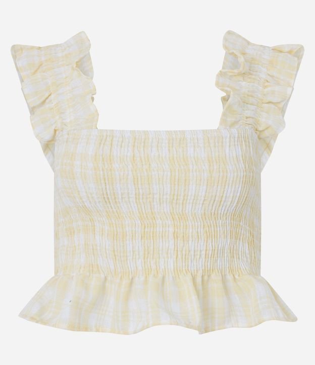 Blusa Sin Manga con Babados na Alça 7