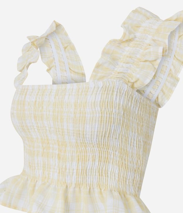 Blusa Sin Manga con Babados na Alça 8