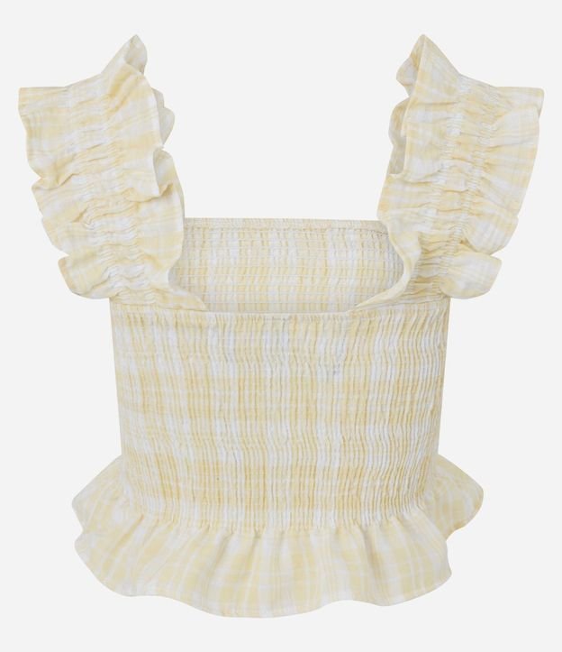 Blusa Sin Manga con Babados na Alça 9