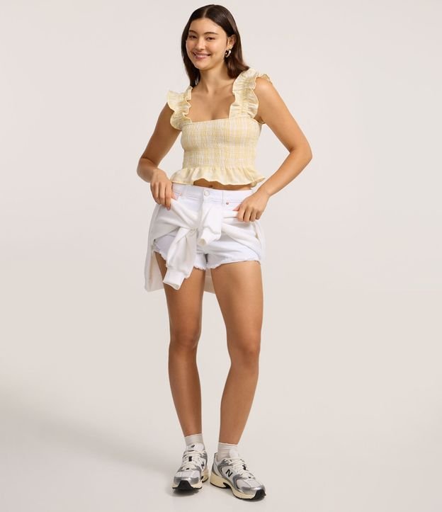 Blusa Sin Manga con Babados na Alça 3