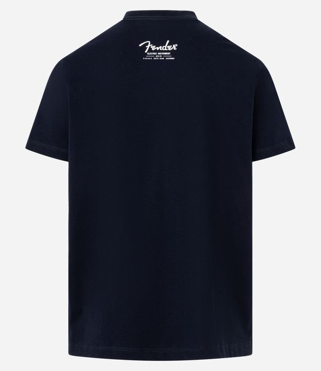 Remera Comfort en Algodón con Estampa Guitarras Fender 7