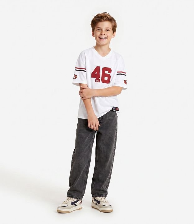 Remera Infantil Deportiva con Estampado 49ers NFL – Talle 5 a 14 años 1
