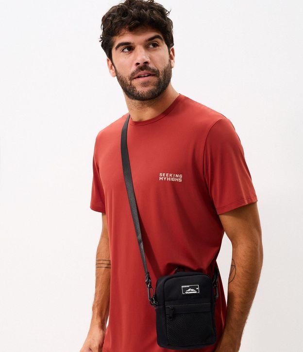 Bolsa Shoulder Bag con Logo de Paisaje