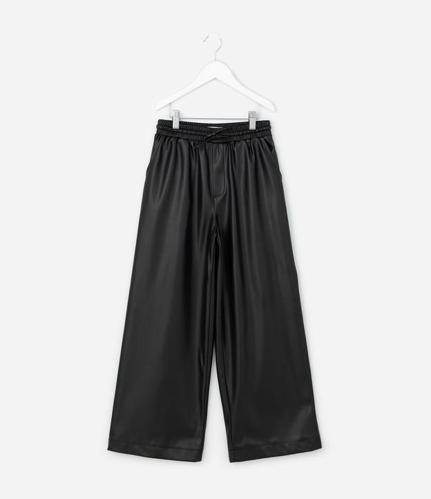Pantalón Infantil Wide Leg con Cintura Clochard – Talle 5 a 14 años