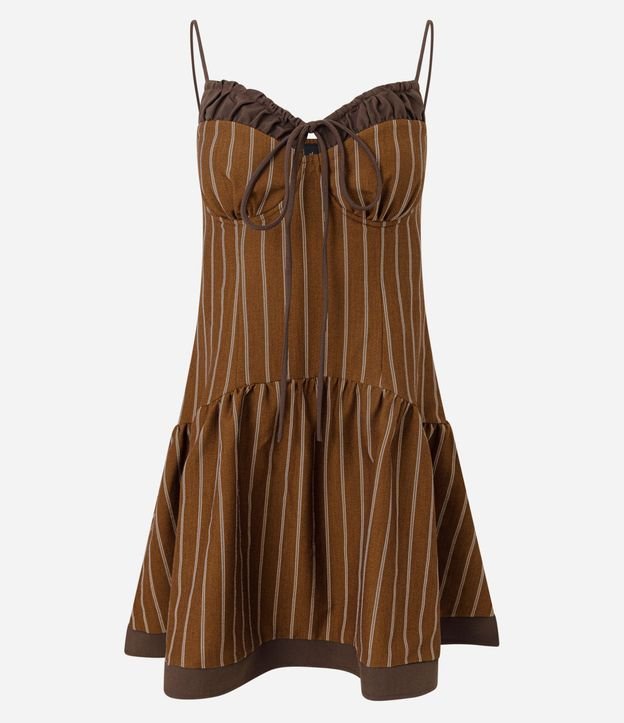 Vestido de Asa con Rayas de Tiza 7