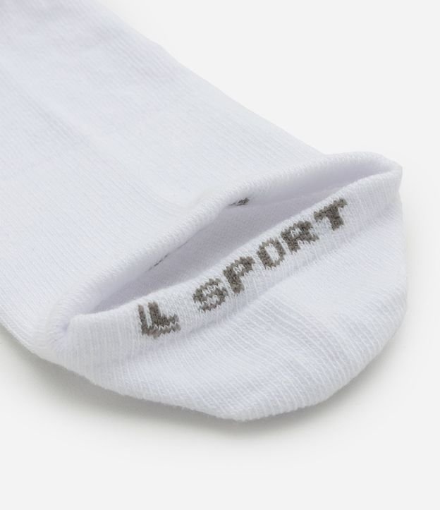 Kit 03 Medias Invisíbles Deportivas en Algodón Lupo 5