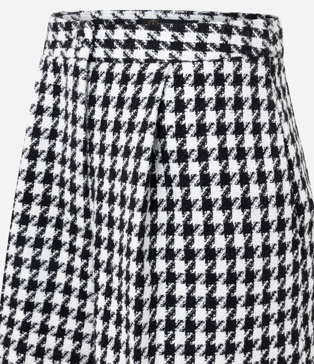 Short Corto con Estampa Pied de Poule 6