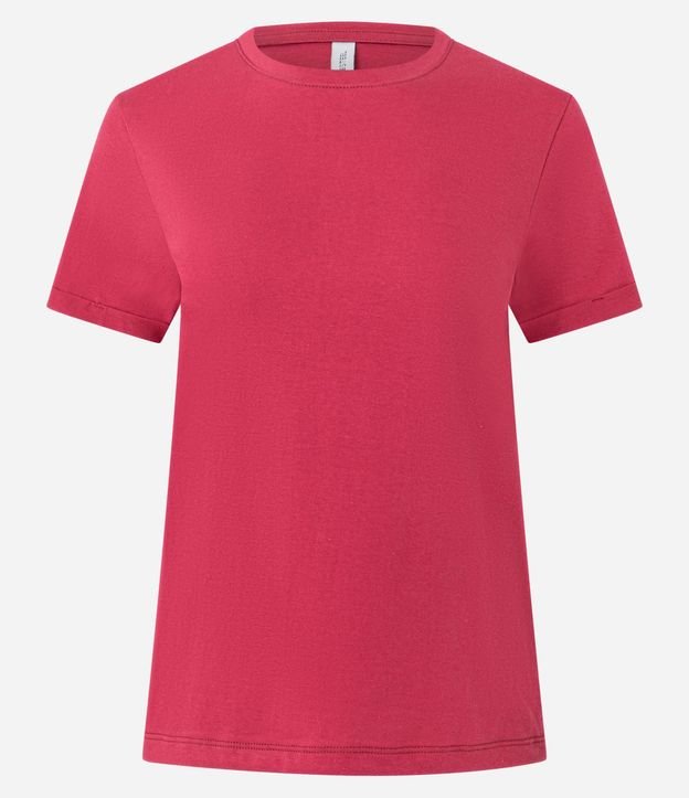 Remera en Media Malla con Manga Corta Doblada 4