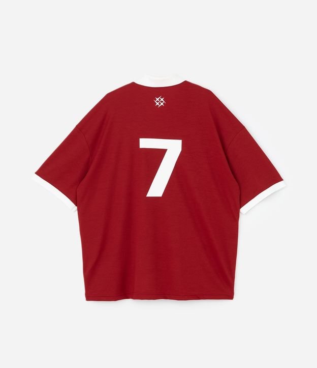Remera Polo Oversized con Manga Corta 6