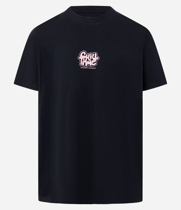 Remera Comfort  em Algodón con Estampa Chill Time Psicodélica 8