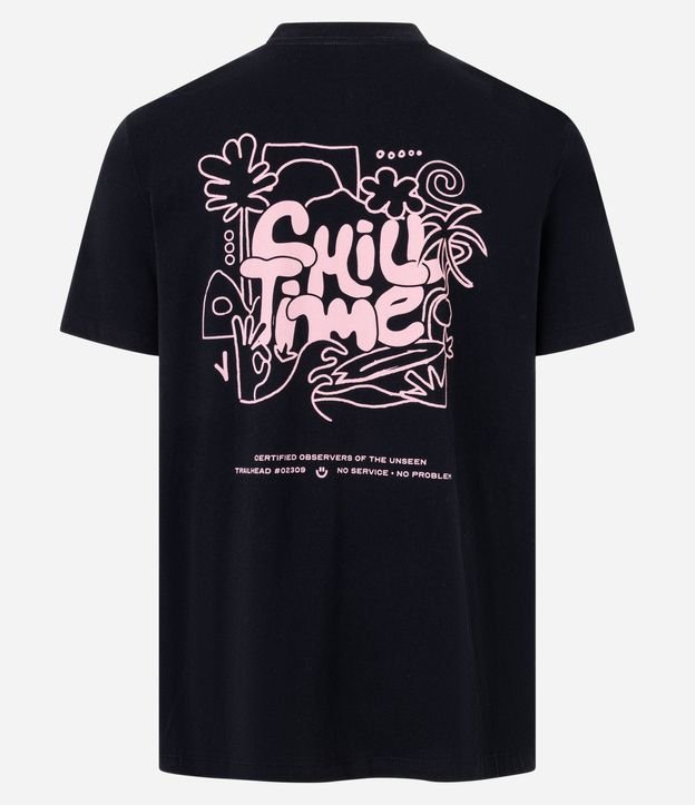 Remera Comfort  em Algodón con Estampa Chill Time Psicodélica 9