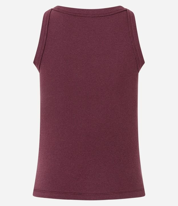 Blusa Musculosa Acanalada en Rib de Algodón 10