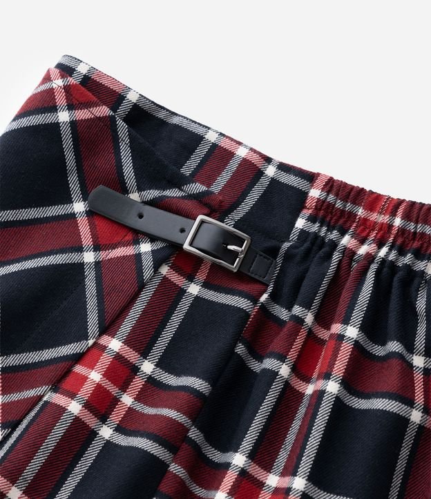 Short Pollera Infantil de Cuadros en Sastrería – Talle 5 a 14 años 5