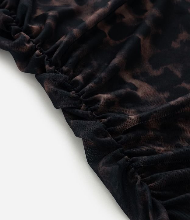 Vestido Largo en Tule con Estampado Animal Print  Curve & Plus Size 8