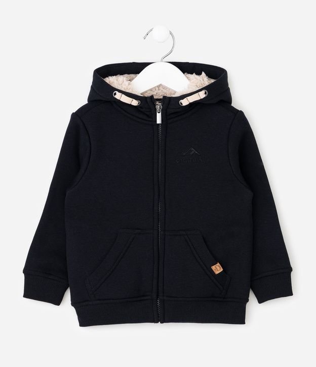 Campera Infantil con Sherpa y Bordado – Talle 1 a 5/6 años