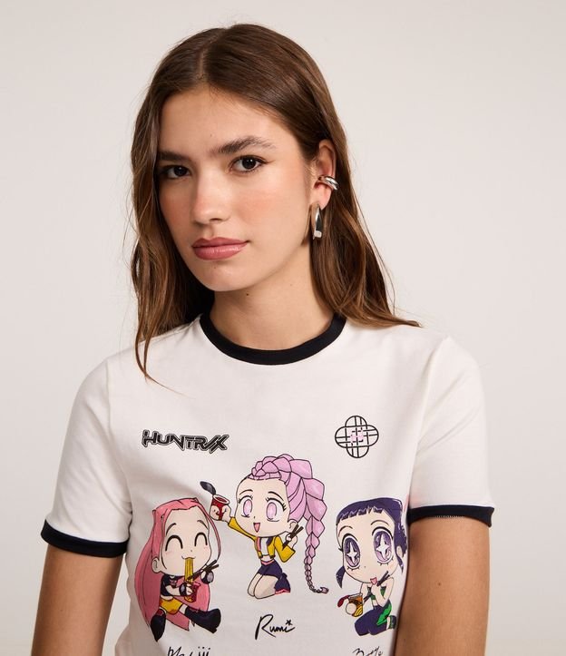 Remera New T-shirt en Algodón Huntrix Guerreiras do K-Pop 3