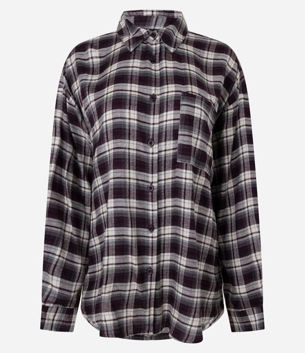Camisa en Franela de Cuadros 5
