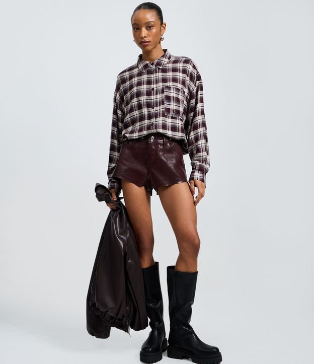 Camisa en Franela de Cuadros 2