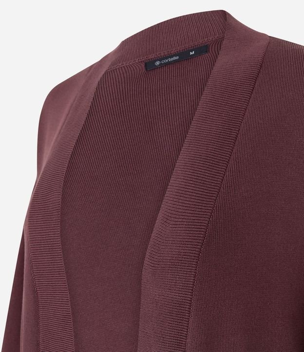 Cardigan Alargado en Punto con Bolsillos 6