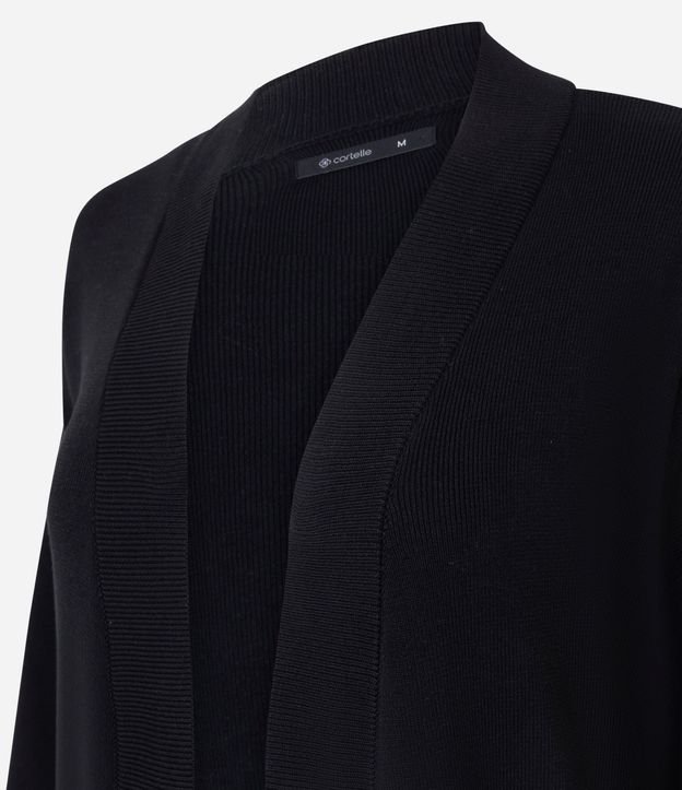 Cardigan Alargado en Punto con Bolsillos 3