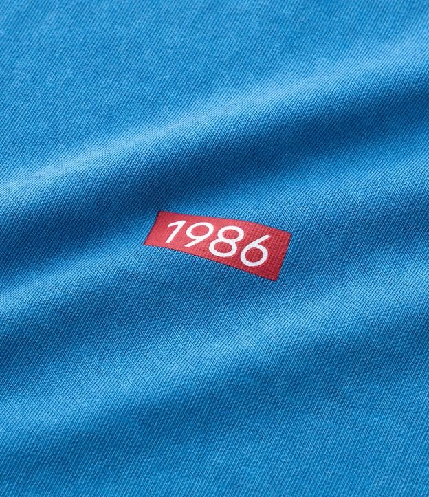 Musculosa Boxy Desteñida en Algodón con Estampa Lettering 10