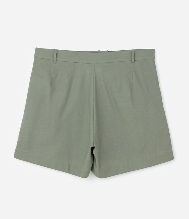 Bermuda Corta en Viscolino con Pliegues Curve & Plus Size 5