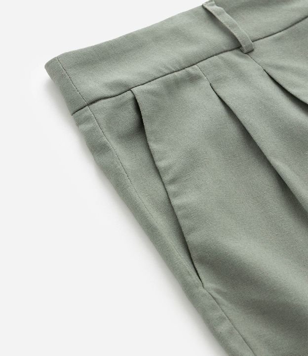 Bermuda Corta en Viscolino con Pliegues Curve & Plus Size 7