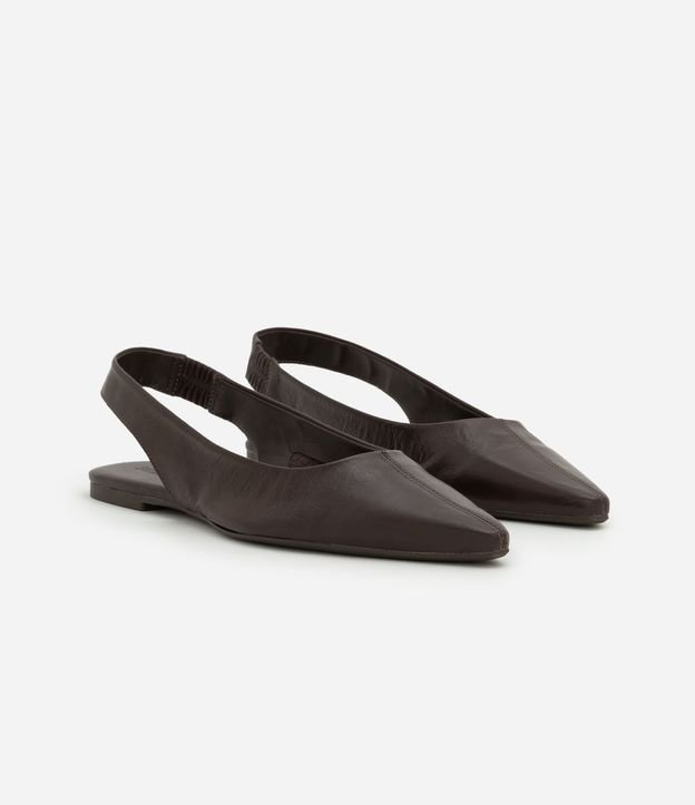 Zapatilla Slingback de Punta Fina en Cuero 2