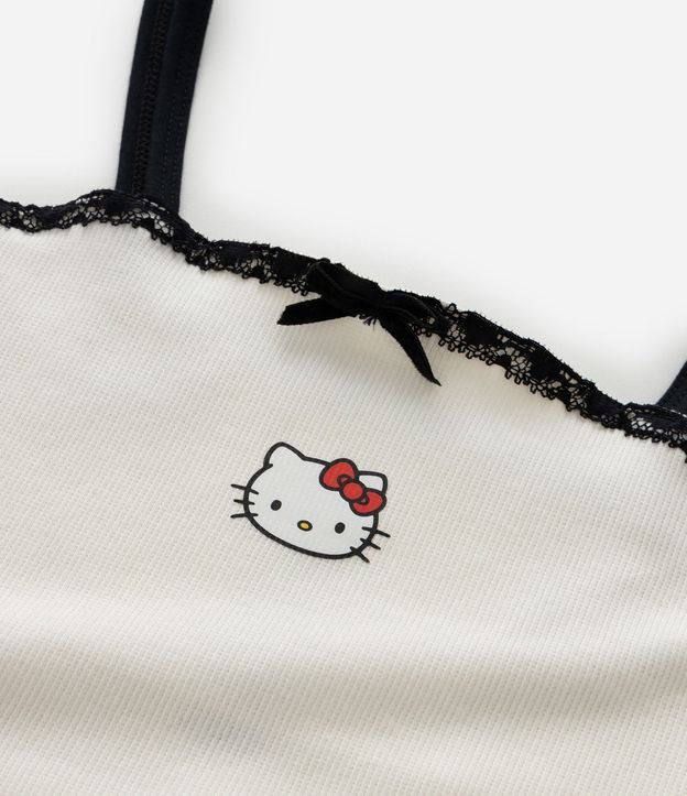 Musculosa Infantil con Estampado Hello Kitty y Lacitos – Talle 7 a 16 años 4