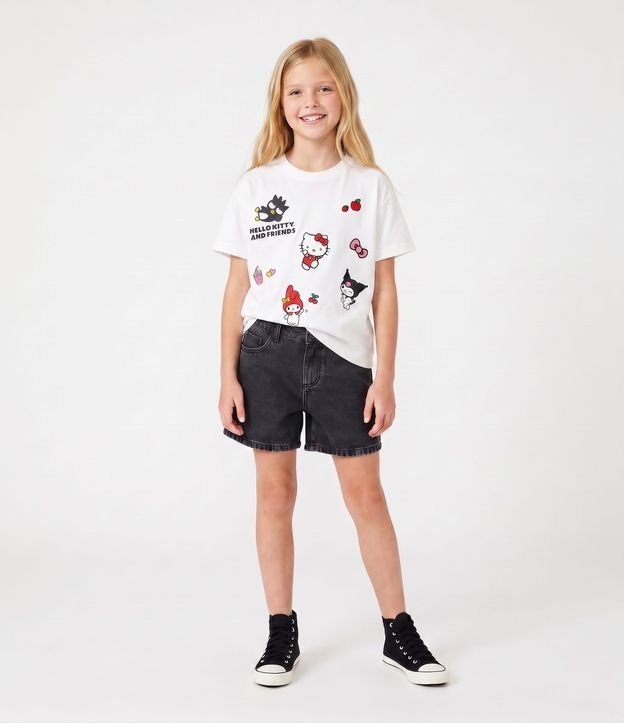 Remera Infantil Oversized con Estampa de Hello Kitty And Friends - Talle 5 a 16 años 1