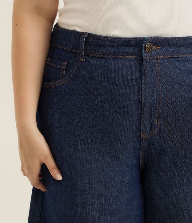 Bermuda Jorts en Jeans con Bolsillos Incorporado Curve & Plus Size 3